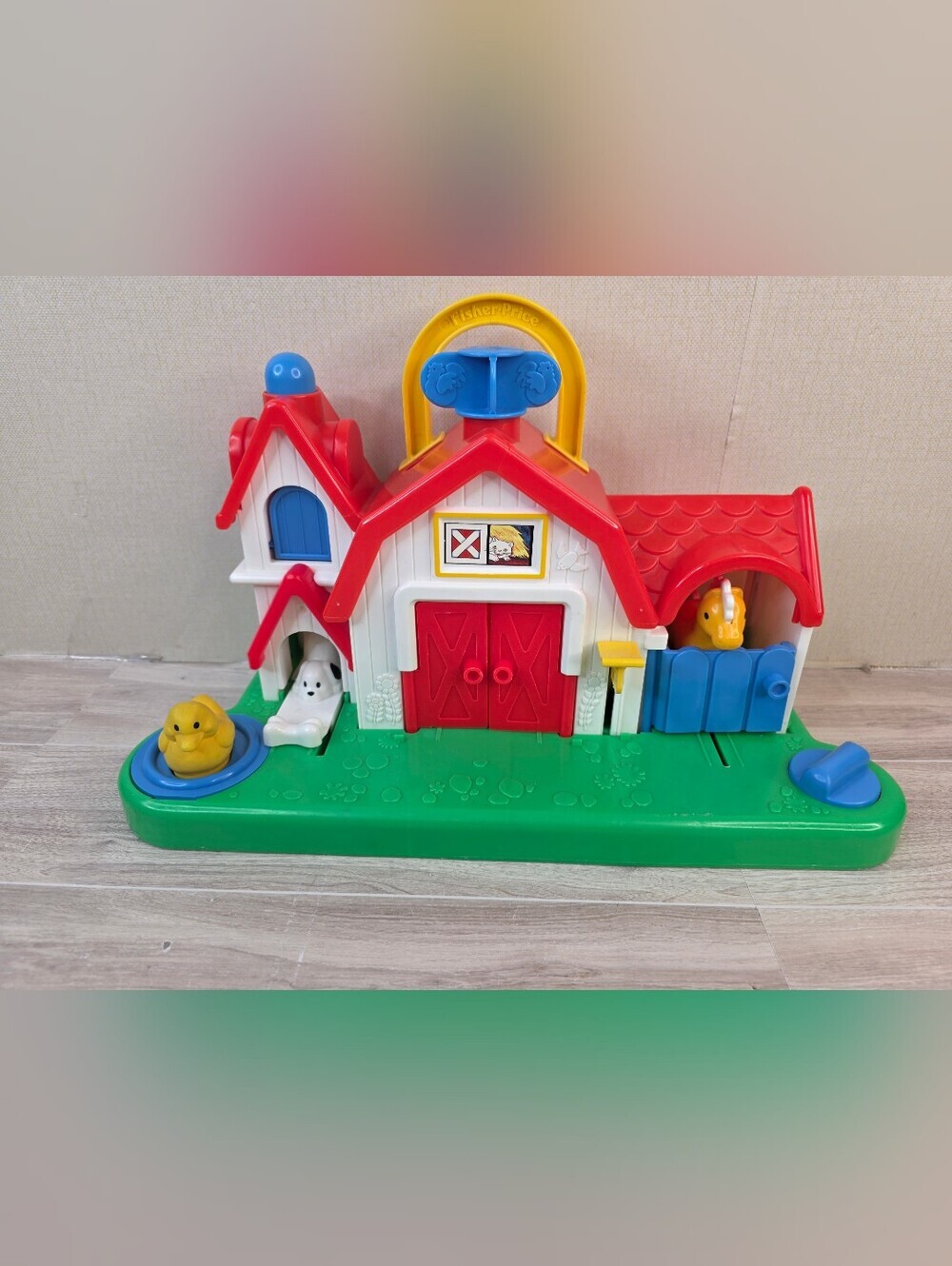 Vintage Fisher-Price Take Along Barn